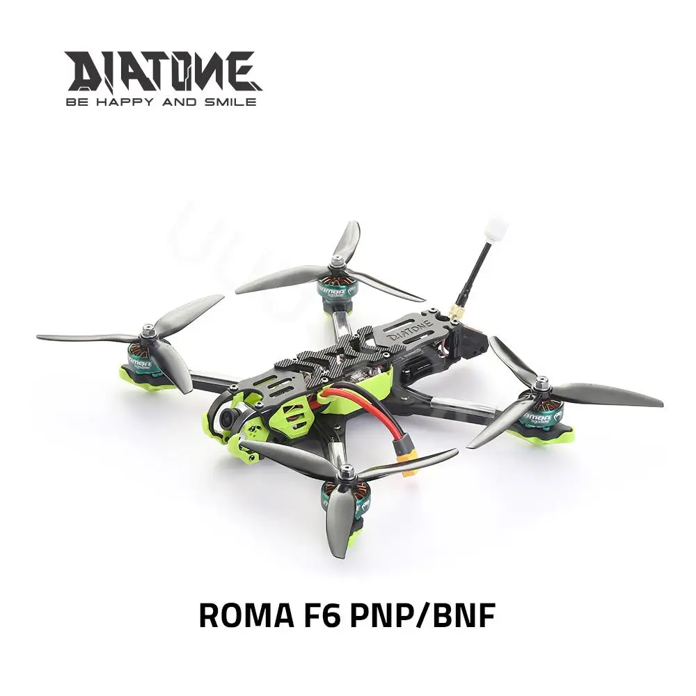 

DIATONE ROMA F6 6inch PNP/BNF with F7 55A 128K 2306.5 Brushless Motors FPV Drone Quadcopter with MSR/TBS/Frysky Receiver