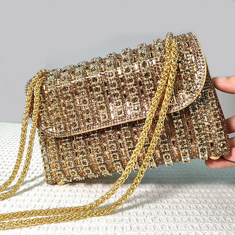 thumbnail image 1 of JIOMAY Bolso para fiesta para mujer, elegante y versátil, con diamantes de imitación, bolsos de diseño de lujo, alta calidad, 2024, bolso de mano al por mayor, 1 of 5