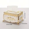 Plastic Tissue Box Cover Suitable for Home Living Room Coffee Table Creative Luxury KTV Napkin Holder Restaurant 3