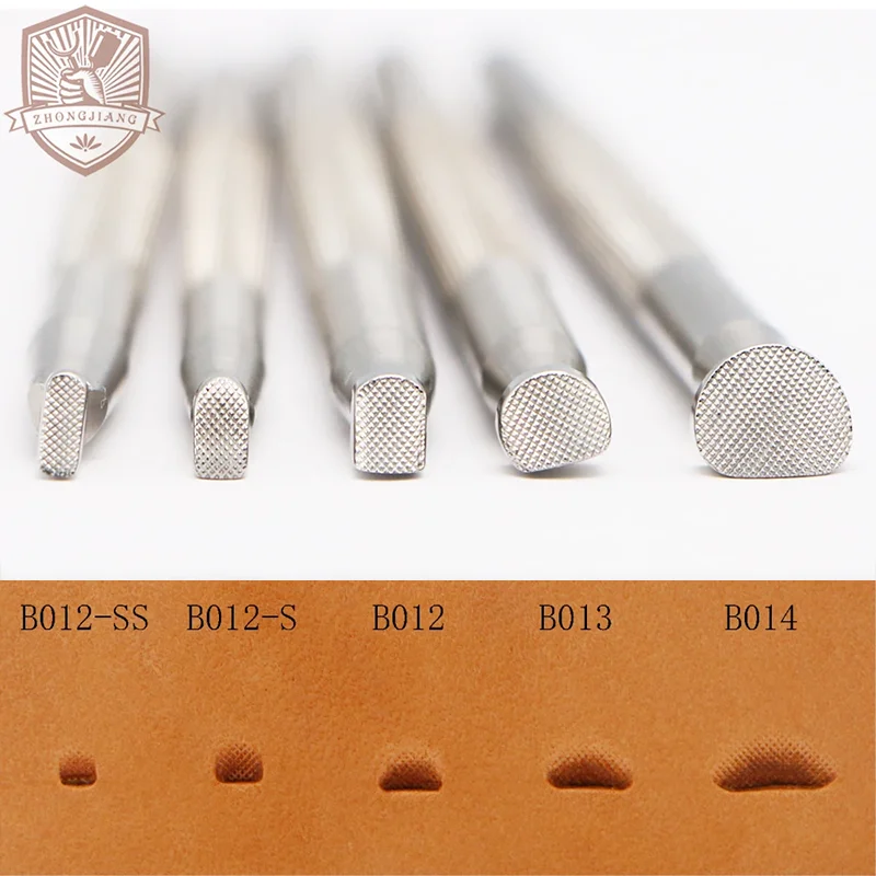 Leather Stamping Tool Checkered Bevelers Pattern B012 B013 B014 Stamp Leather Carving Craft Zhongjiang Stamps leather tool carving tool leather stamp punch