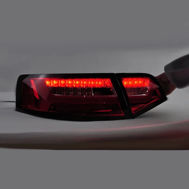 아우디 A6L 용 LED 테일 램프 DRL, 브레이크, 주차, 신호 LED 라이트, 리어 램프