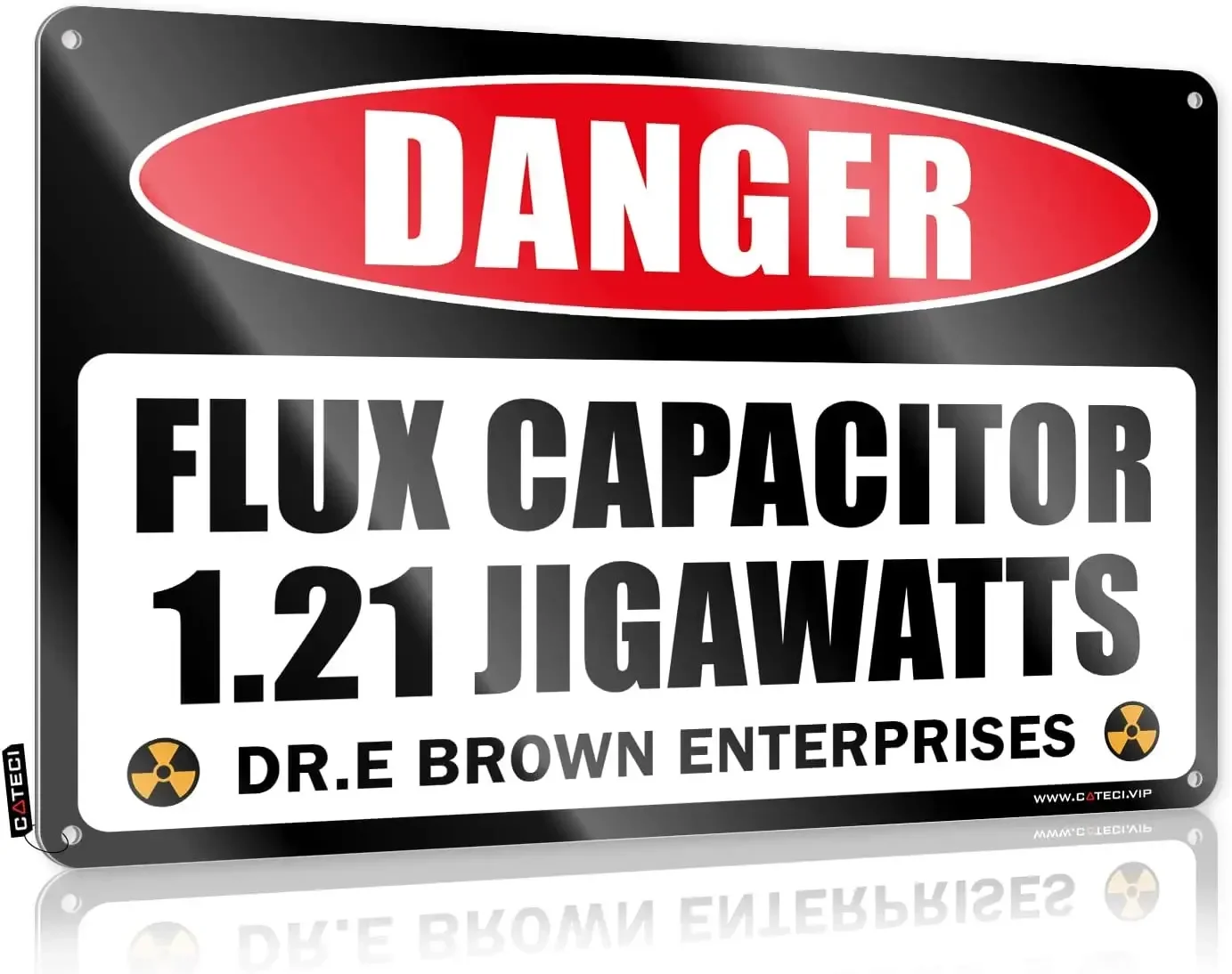 Doc Brown Back to The Future Flux Capacitor Jigawatt Tin Sign home decor metal sign garag decor plate
