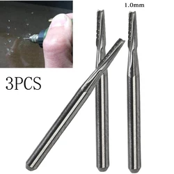 3Pcs/set Auto Windshield Repair Bits Kit DIY Car Glass Tapered Carbide Drill Bit Glass Repair Bit Tools 20mm Length