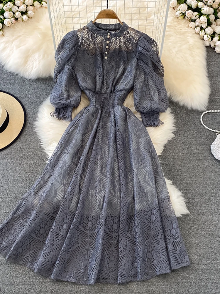 ワンピース VINTAGE LACE DRESS &JACKETLIKEV NECKTOP Vintage