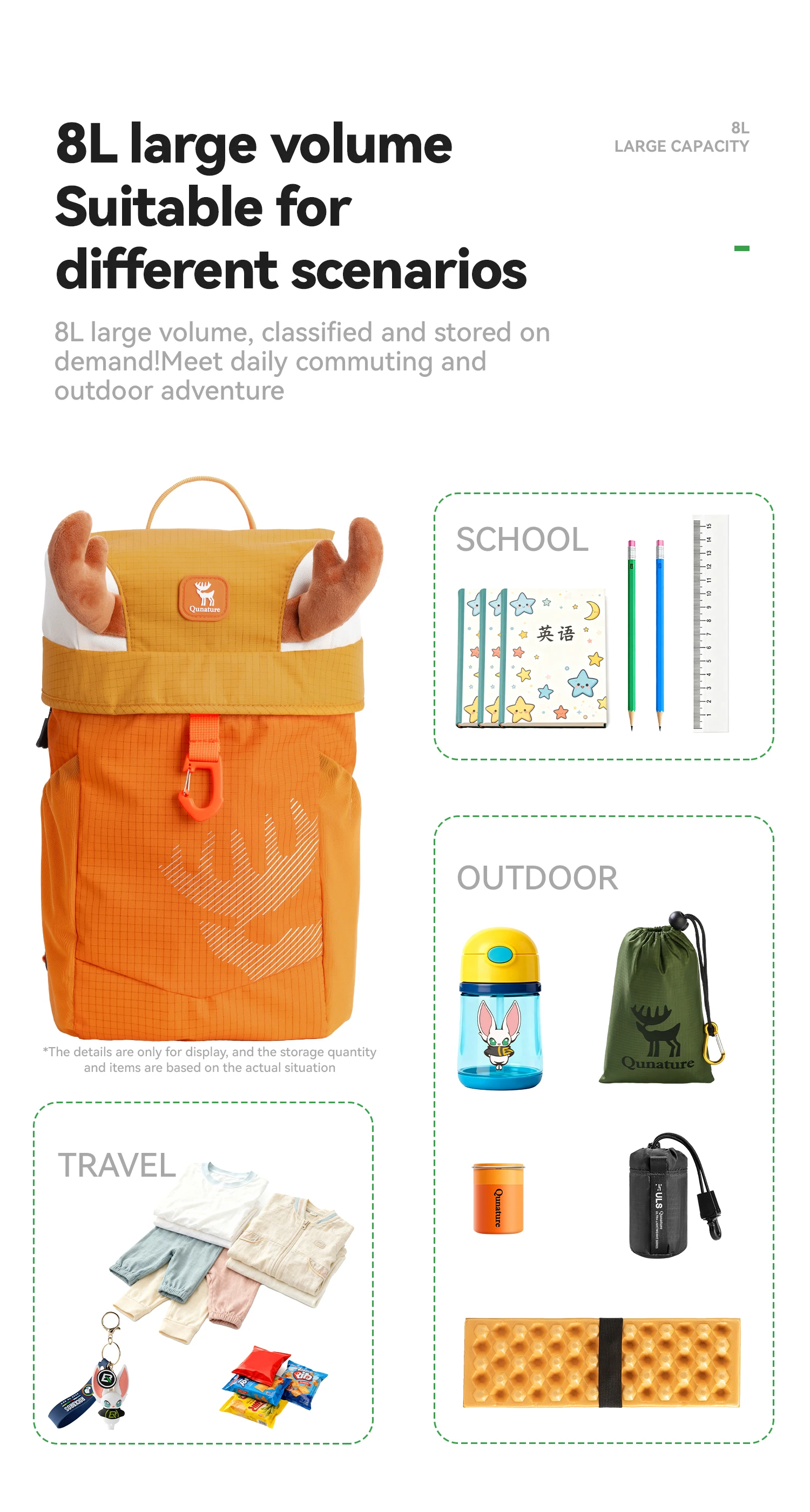 unisex kids backpack style