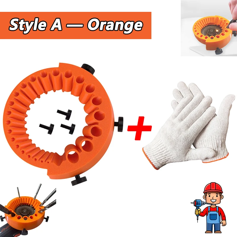 Universal Drill Bit Sharpener and Polishing Tool