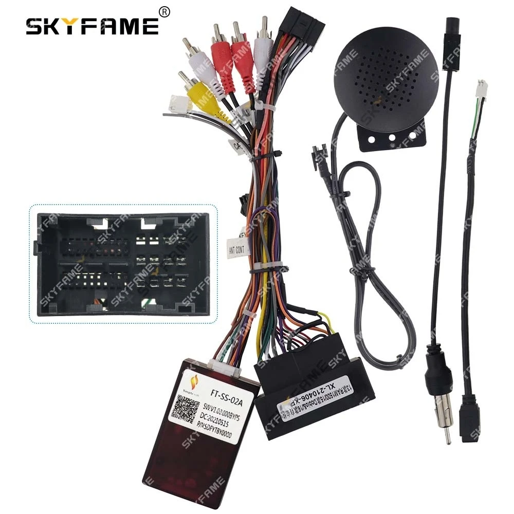 Xinpu Car Wire Harness Canbus Box Adapter Decoder Per Fiat Bravo Punto Linea Classic Linea Palio Fiorino Qubo Dobol Ft-Ss-02A
