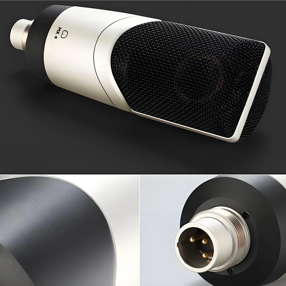 Gaming Microphone MK4 Condenser Microphone Live Streaming XLR Mic ForStreaming Recording Computer Karaoke