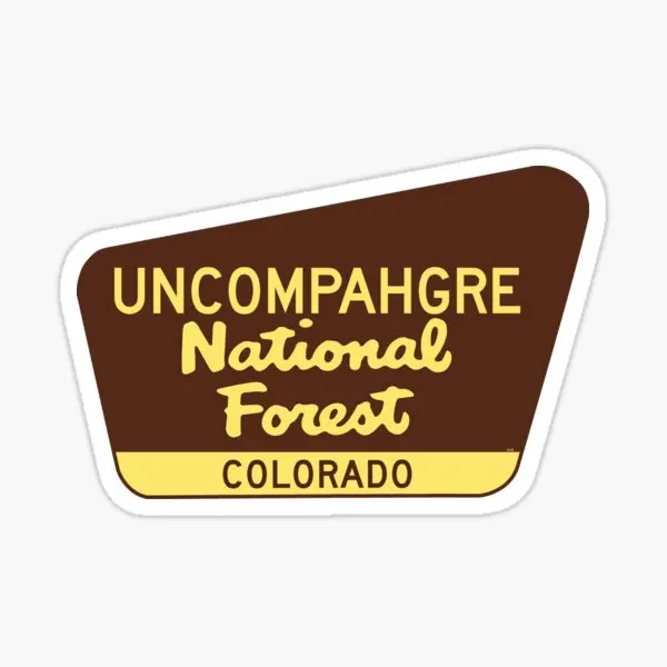 

Автомобильные наклейки Uncompahgre с национальным лесом Колорадо Зиг, 5 шт., наклейки для ноутбука, комнаты, автомобиля, стены, мультяшный милый фон, печать на холодильнике, искусство