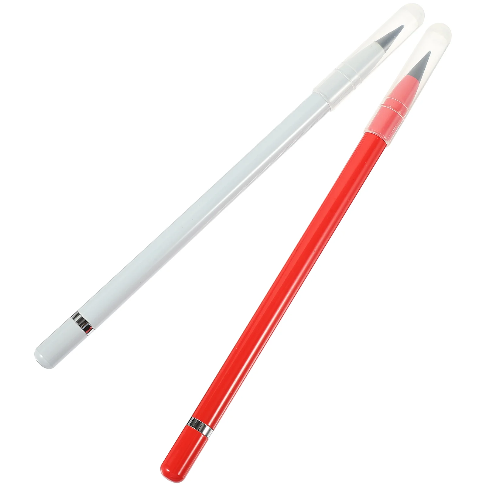 연필 컴팩트 영원한 금속 드로잉 연필, 지우개 포함, 영원히 샤프닝 없음, 2 개