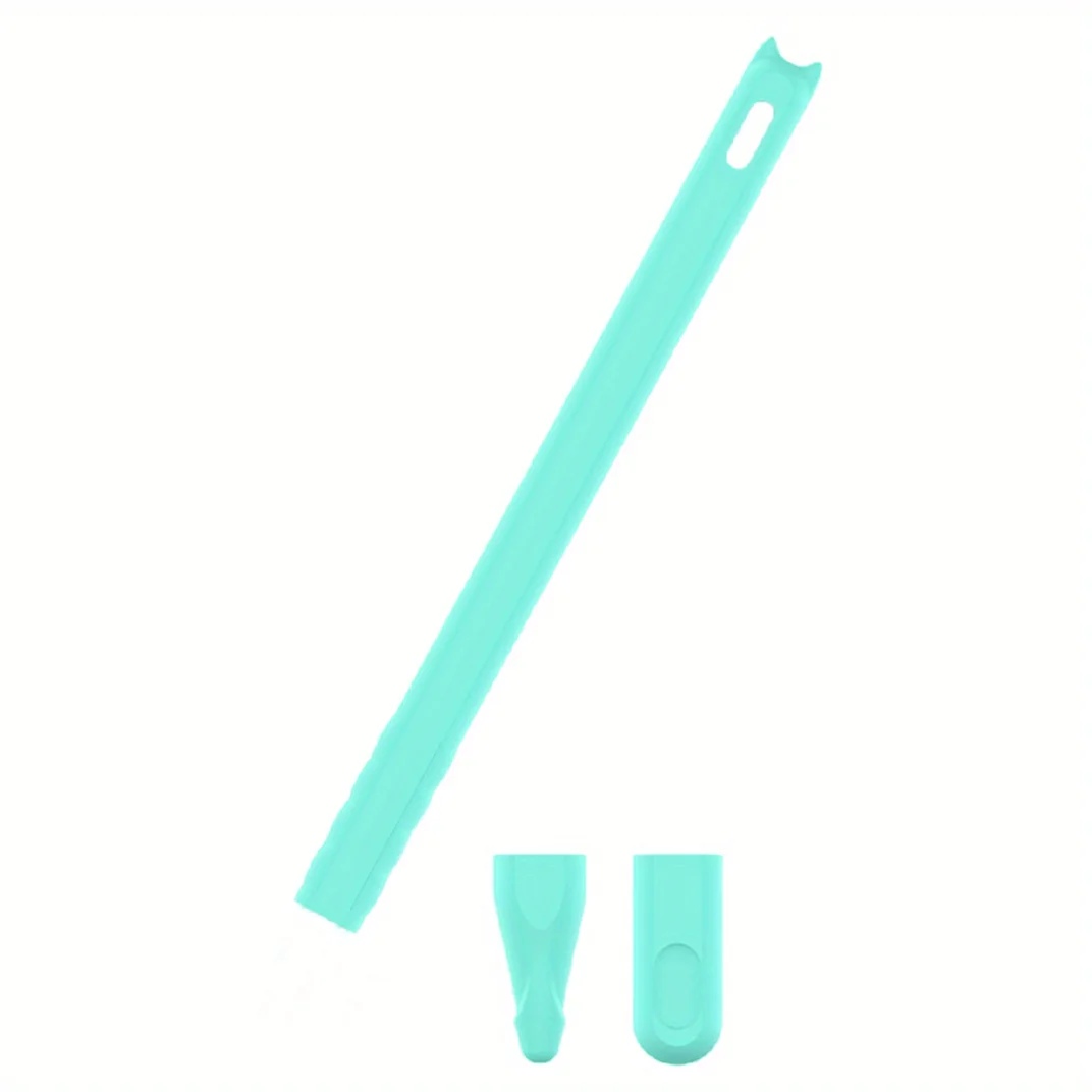 High-Quality Cartoon Silicone Anti-Slip Pen Case - Anti-Drop Solid Color Stylus Cover