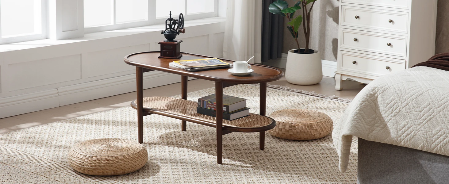 011- walnut coffee table