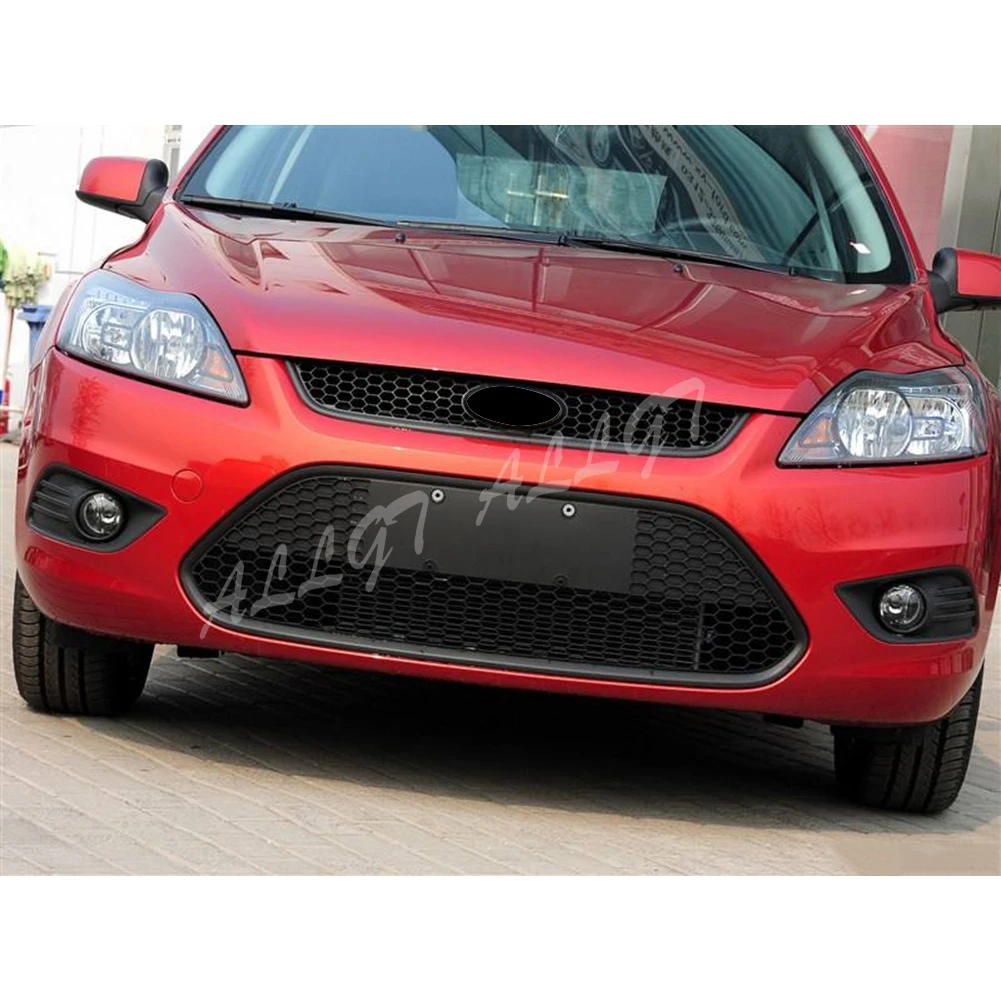 Ford Focus ST Mk3 - Full Grill Set - Silver finish (2011 to 2014