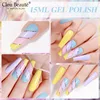 Clou Beaute 15ml Red Black White Green Neon Gel Nail Polish Base Top Coat Velvet Top 400 Colors Semi Permanent Gel Nail Varnish 5