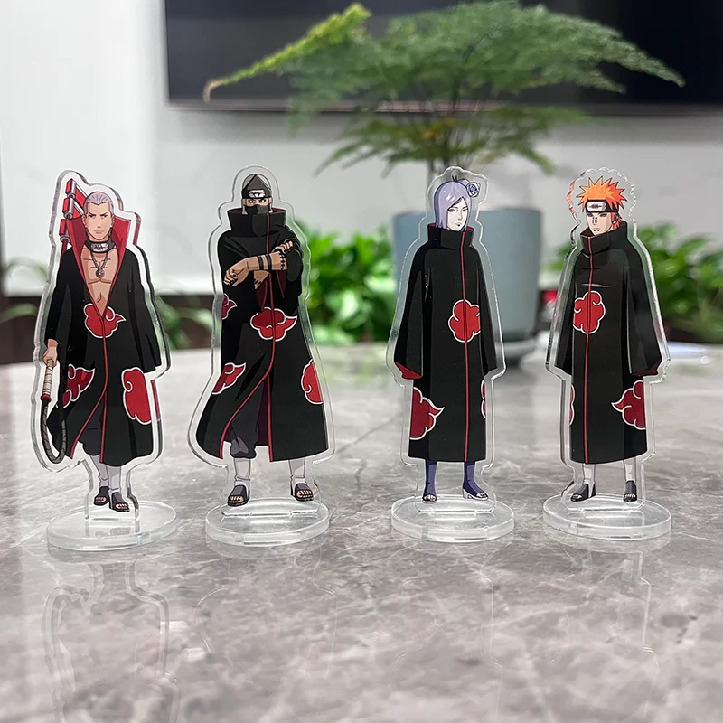 NARUTO-ナルト-暁のアクリル製装飾品,アニメの置物,痛みのある