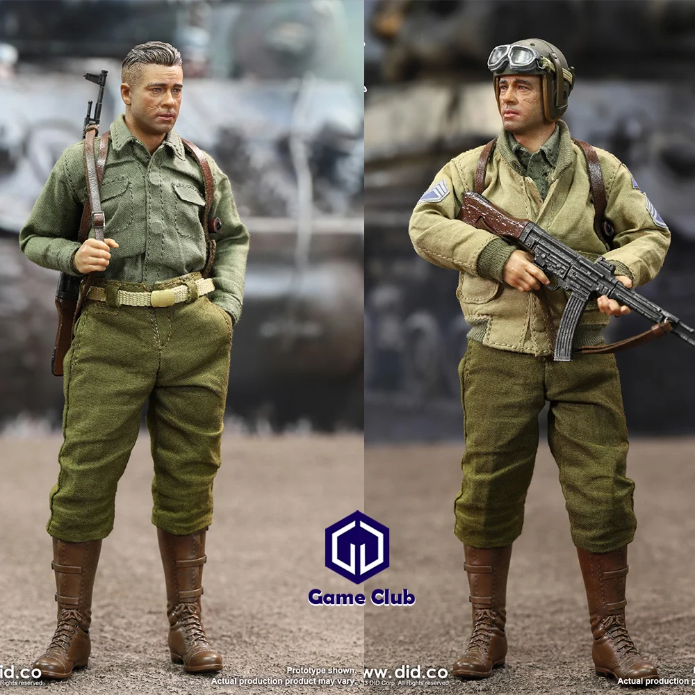 

In Stock DID XA80019 1/12 Scale Male Soldier War Heroes WWII US 2nd Armored Division Sherman Full Set 6" Action Figure Toy Model