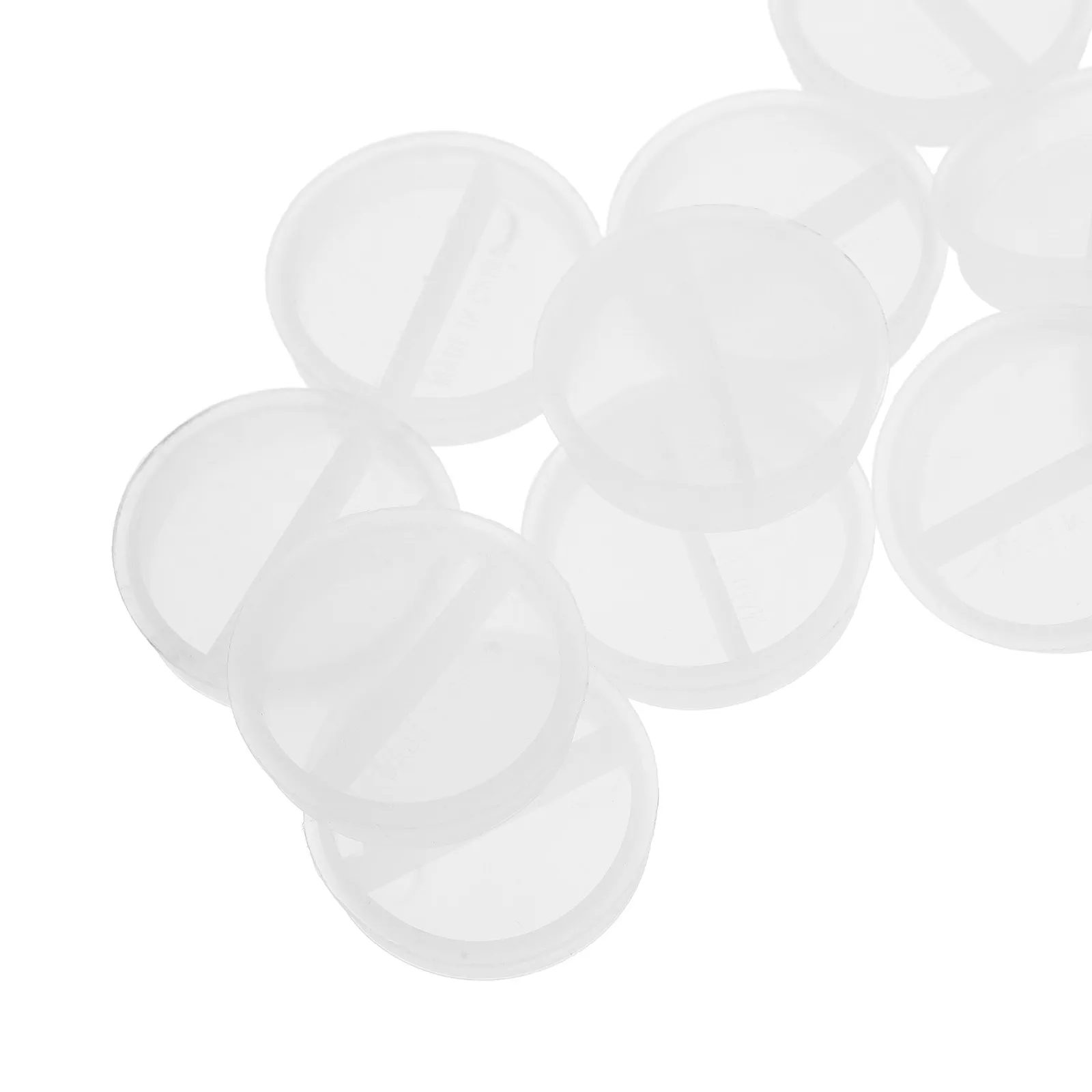 20개 돼지 저금통 바닥 교체 플러그 투명 원형 트위스트 락 플러그 돈 모으는 상자 구멍 덮개 스토퍼 캡 돼지 저금통 스토퍼