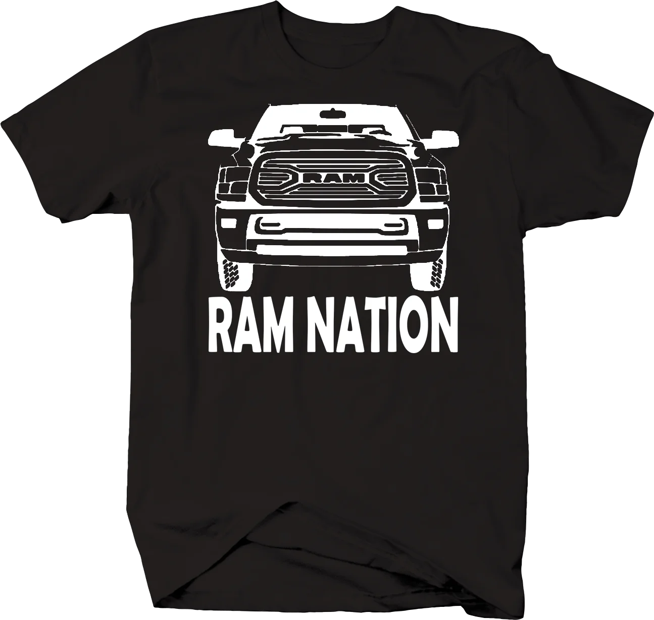 Ram Nation Full Size Truck 4X4 T Shirt Maniche Lunghe O Corte