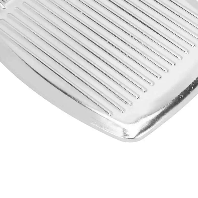 2Pcs Aluminum Alloy Wheelchair Footplate Foot Pedal Striped Texture Slip Resistant Wheelchair Footrest Accessories for Elderly 6