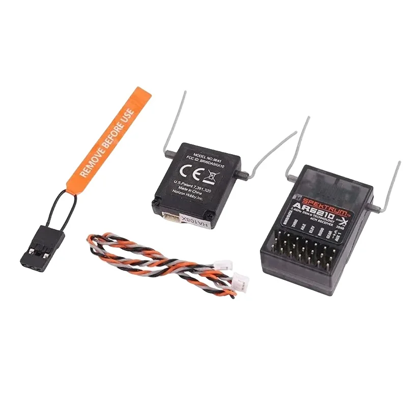 Spektrum AR6210 6-Channel Receiver With Satellite - DSMX/2 Compatible For RC Planes And Drones