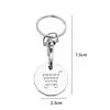 4Pcs Shopping Trolley Remover Key Ring Token Chip with Carabiner Hook Metal Portable Universal Supermarket Keyring Token Decor 6