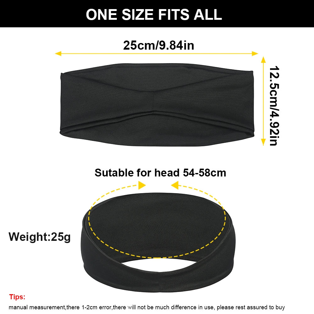sports headbands Elastic Sweatband Breathable Cationic Fabric Men Women Girls