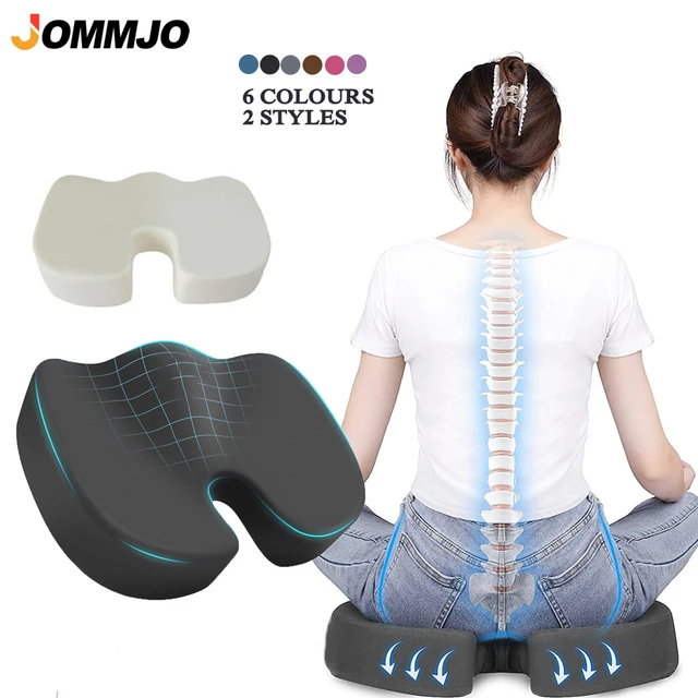 메모리 폼 꼬리뼈 쿠션 패드: 통증 완화와 앉은 자세 교정의 필수품
