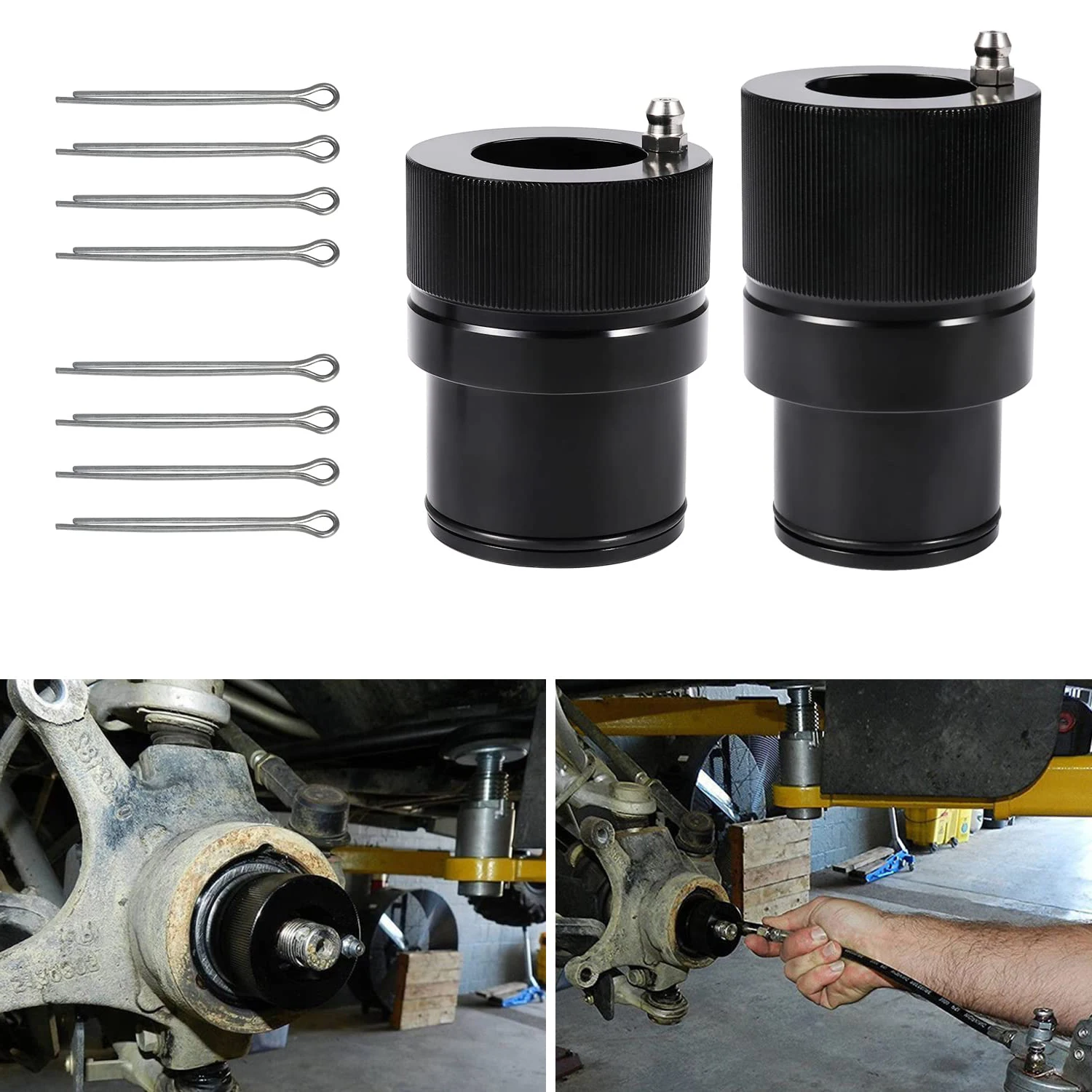 40mm44mmFrontRearWheelBearingGreaserGreasingToolKitfor