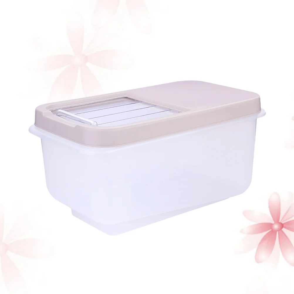 

Household Sealed Insect-proof Rice Bucket Storage Box Plastic Moisture-proof Rice Cylinder Kitchen Thick Flour Bucket