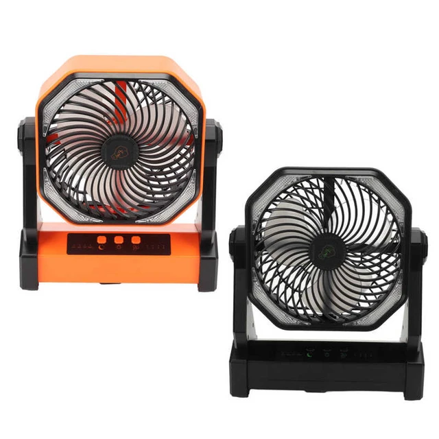  Camping Fan with LED Lantern, 20000mAh 9-inch