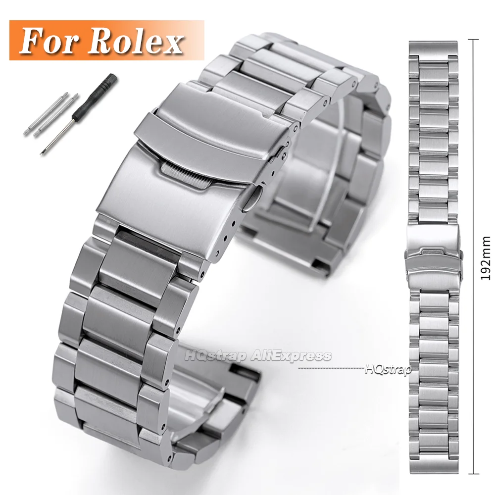 Premium Solid Stainless Steel Universal Watch Band Bracelet