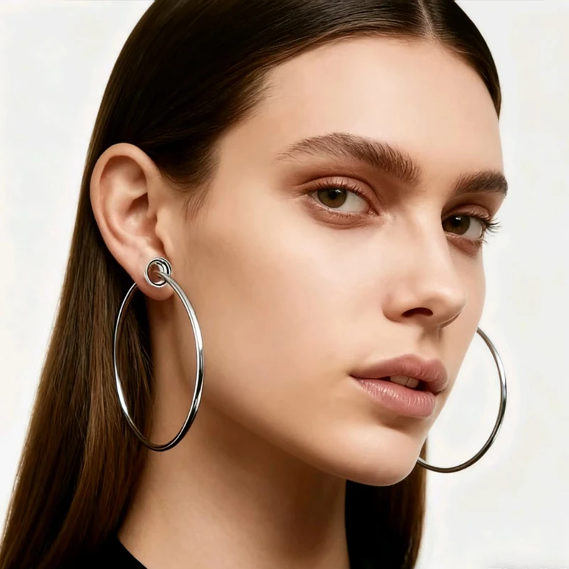 2pc 6mm-20mm Stainless Steel Ear Plugs Tunnels silver Color Screwed Earrings Expander Earlet Gauges Body Piercings Jewelry