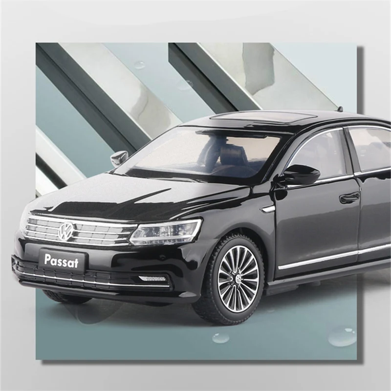 1:32 VW Passat 380 TSI Alloy Car Model Diecast Metal Car Vehicles Model High Simulation Sound and Light Collection Kids Toy Gift 2