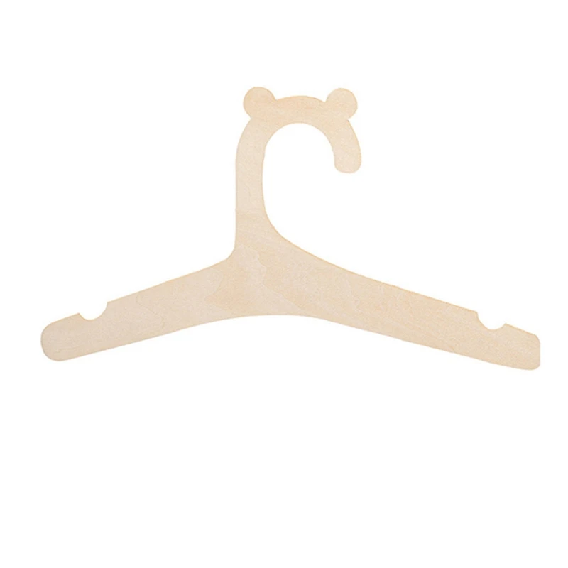 

20PCS Baby Wooden Clothes Hanger Baby Creative Hanger Rack Kids Room Decor Children Coats Hanger Baby Clothing Organizer