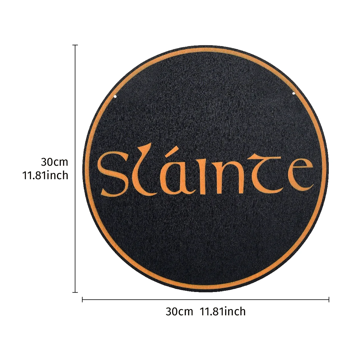 1PC, St.Patrick's Day, lightweight wooden circular decorative signboard, St.Patrick's Day decorative tag, suitable for Irish Pub