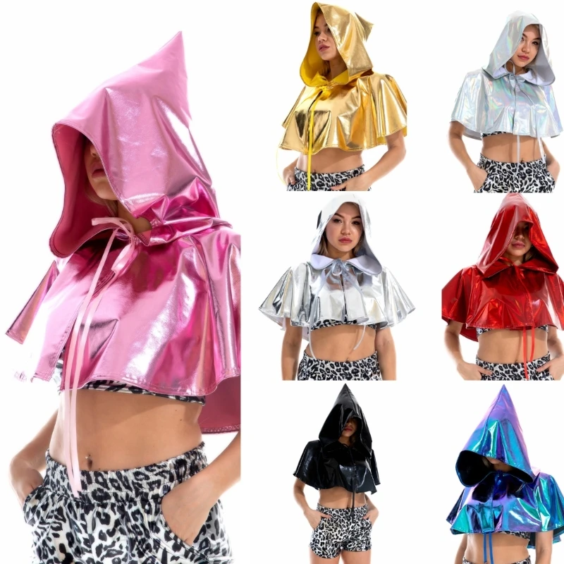 

Halloween Witch Cloak Cosplay Party Cloak Women Wizard Role Play Hooded Cape Unisex Masquerade Party Dress Up Costume