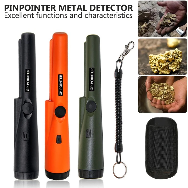 Metal detector Portable Handheld Sensitive Metal Detector pointer Pinpointing waterproof 360&deg;Scanning Locating Outdoor Gold Digge