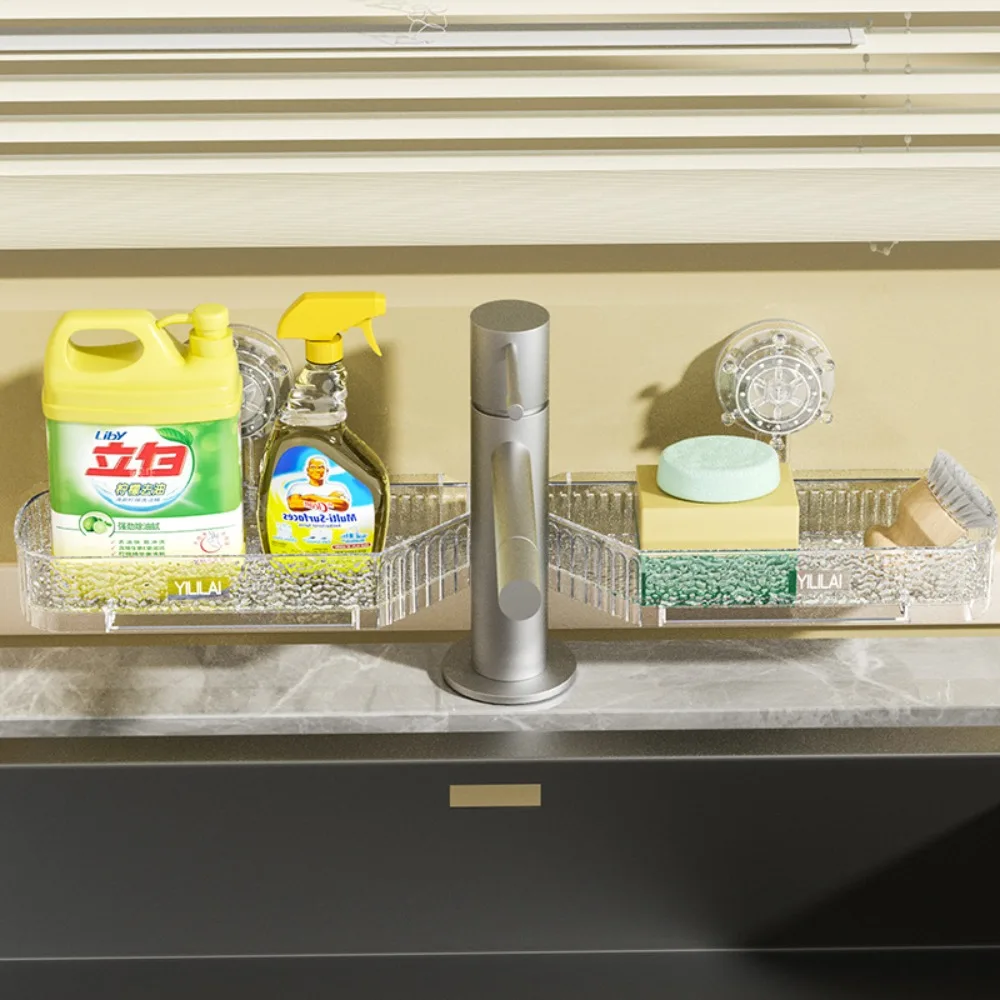 

Полка угловая с отверстиями для дренажа, съемная настенная полка для хранения душа, большая несущая способность, экономия места