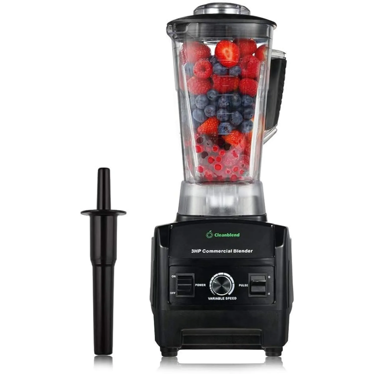 

Commercial Blender - 64oz Countertop Blender 1800 Watts - High Performance, High Powered Professional Blender and Food Processor