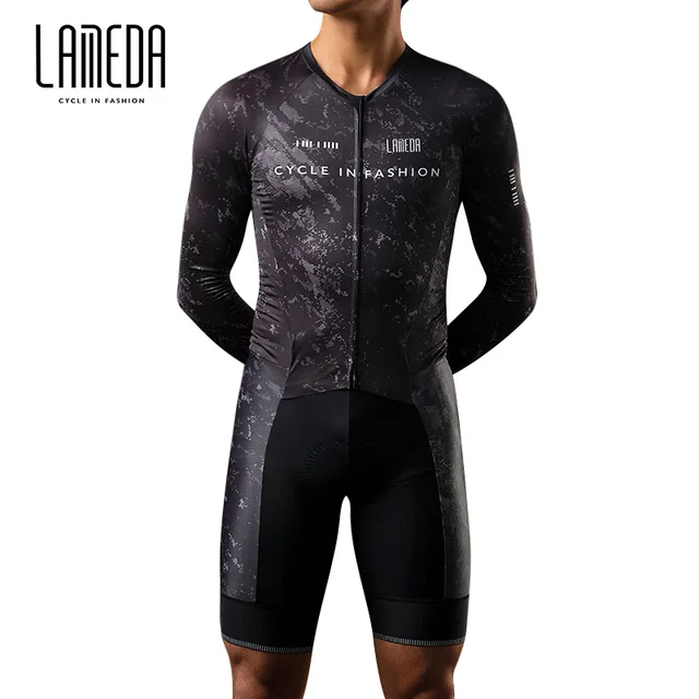LAMEDA Men Cycling Jersey Road Bike Coverall Onepiece Comfortable