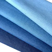 Washed Denim Fabric Cotton Blue Solid Color Thin Light DIY Handmade Dolls Clothing Jeans Skirt Jacket Bag Needlework Material 4