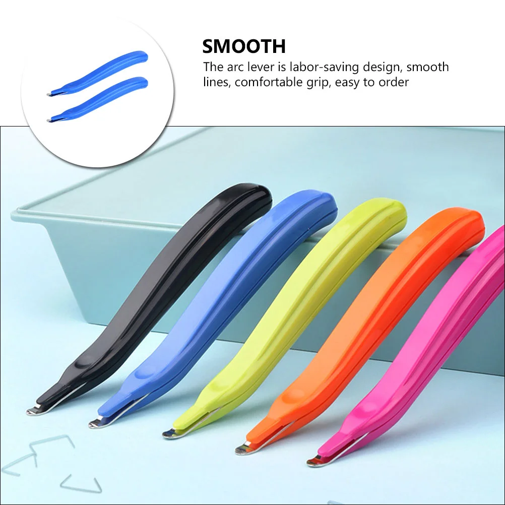 플라스틱 휴대용 마그네틱 스테이플러 리무버, 학교 용품 다리미, 전문 사무실, 2 개