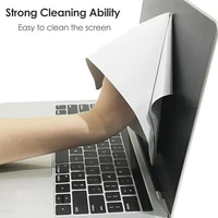 Microfiber Dustproof Cleaning Cloth Notebook Keyboard Cover Laptop Screen Cleaner Kit for MacBook Pro 13/15/16 Inch 1