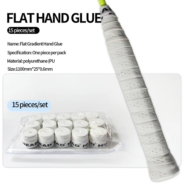 15pcs/lot HEAD Tennis Overgrip Padel Racket Single Tenis Grip Tape Anti Slip Outdoor Replacement Sweatband Badminton Accessories 3