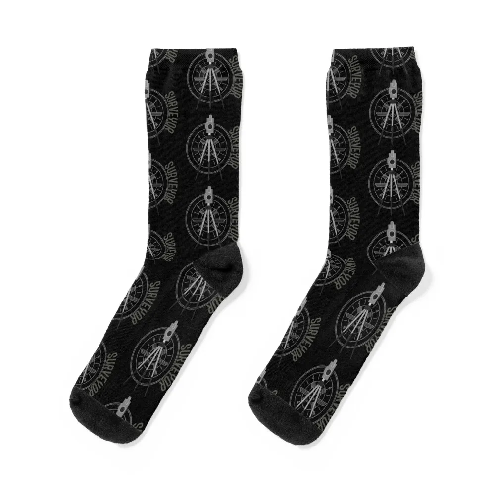 

Land Surveyor Tripod and Compass Socks Run cotton winter gifts Male Socks Women's