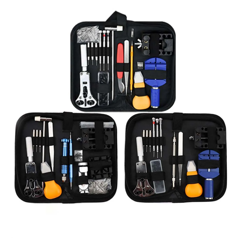 1 Set Watch Repair Tool Kit Disassembly Clock Pry Knife Screwdriver Pin Hammer Set Watchmaker Band Link Clockmaker Accessory