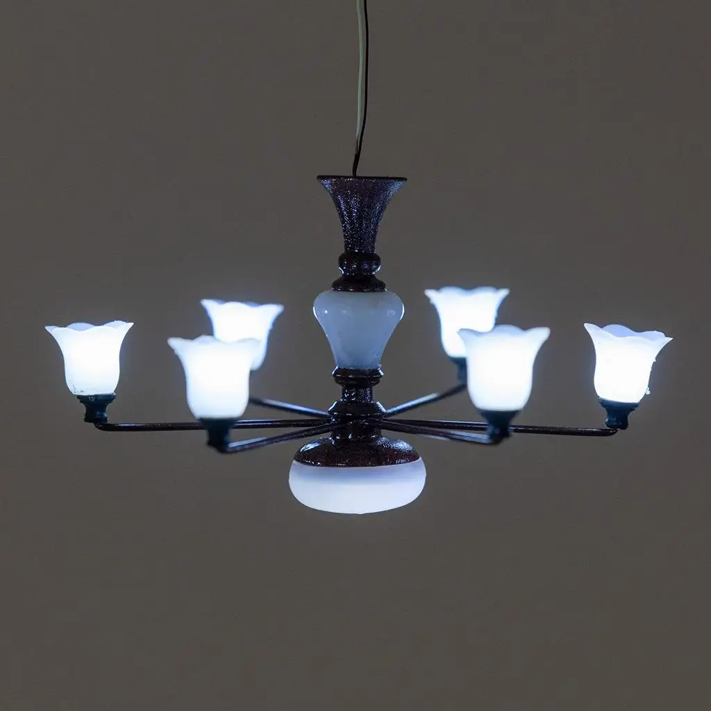 Modern Miniature Chandelier Celing Lamp Model Layout Living Room Craft Decor Modern Miniature Chandelier Celing Lamp Model Layout Living Room Craft Decor