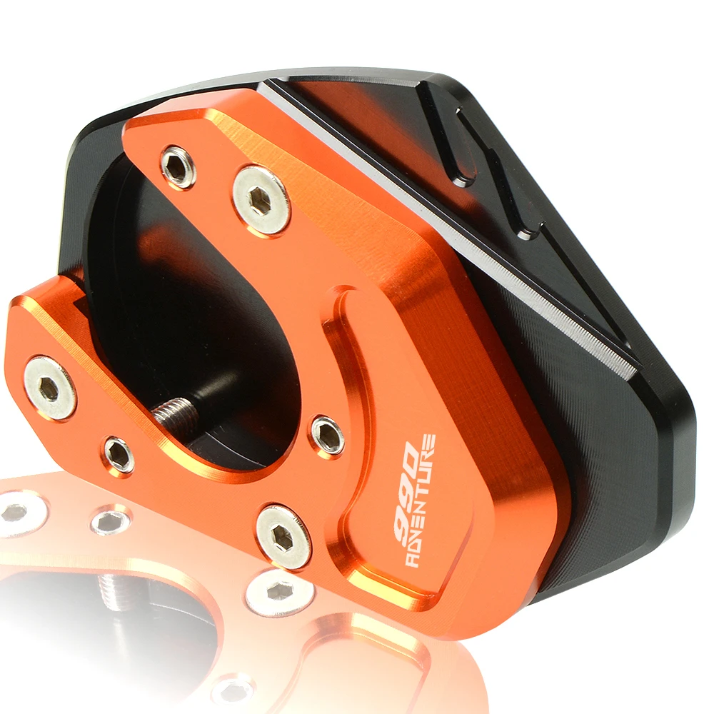 

FOR 990 Adventure R S 2006 2007 2008 2009 2010 2011 2012 990 ADV Motor Side Stand Enlarger Parking Kickstand Enlarge Plate Cover