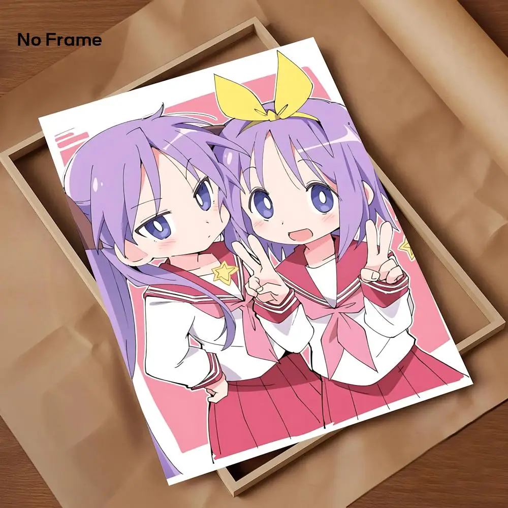 Adorable Anime Girl Self-Adhesive Wall Art Sticker - Waterproof Decor for Coffee House or Dorm Room