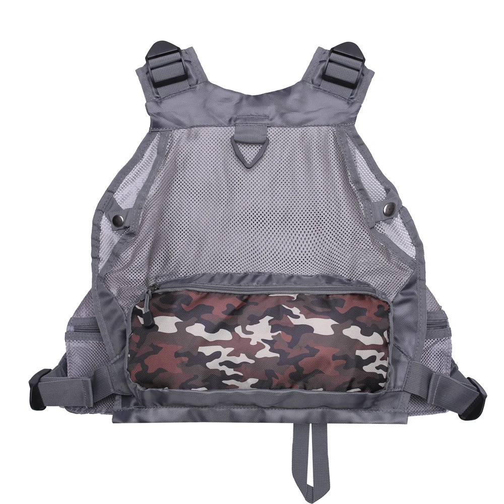 Fly Fishing Vest Pack with Pockets Adjustable Size for Men and